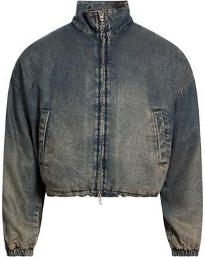 DIESEL Denim Outerwear Lyocell - Gray