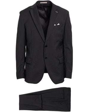 Paoloni Suit Virgin Wool - Black