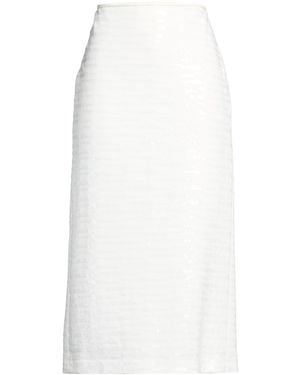 Peserico Midi Skirt Cotton, Polyester - White
