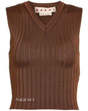 Marni Top - Brown