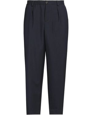 Marni Trousers Virgin Wool - Blue