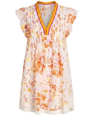 Poupette Mini Dress Viscose - White