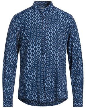 OVER/D Shirt Viscose - Blue