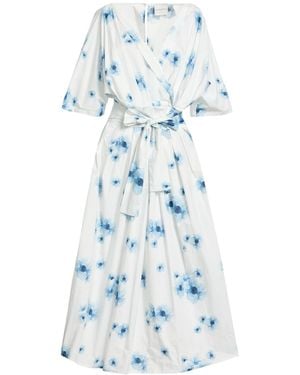 Ballantyne Midi Dress Cotton - Blue