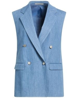 Tagliatore 0205 Denim Outerwear Cotton, Metallic Fiber, Polyester, Elastane - Blue