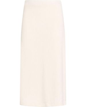 LE SARTE DEL SOLE Midi Skirt Viscose, Polyester, Polyamide - Natural
