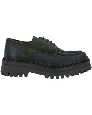 Elvio Zanon Lace-Up Shoes Leather - Black