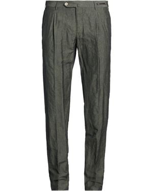 PT Torino Trousers Linen, Cotton - Grey