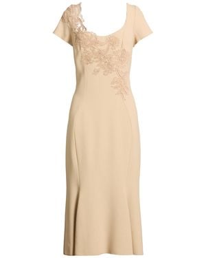 Ermanno Scervino Midi Dress Viscose, Acetate - Natural