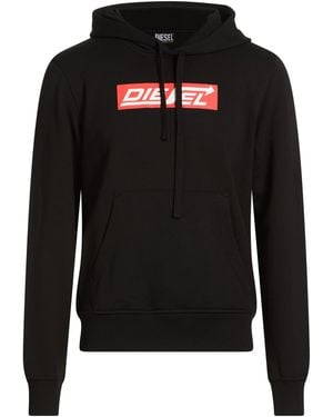 DIESEL Sweatshirt Cotton, Elastane - Black