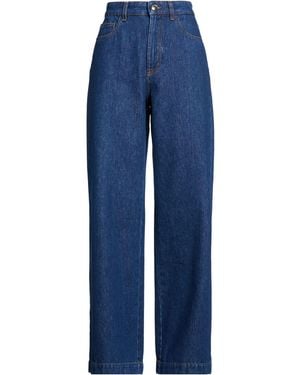 Moorer Jeans Cotton - Blue
