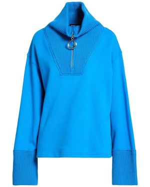 Dondup Azure Sweatshirt Cotton - Blue