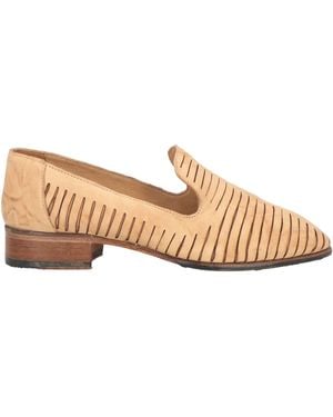 JP/DAVID Sand Loafers Leather - Natural