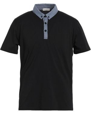 Cashmere Company Polo Shirts - Black