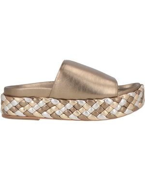 Paloma Barceló Sandals Textile Fibres - White