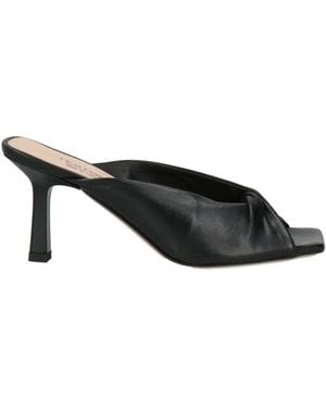 Testoni Sandals Calfskin - Black