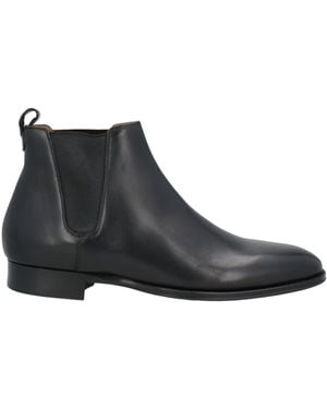 dunhill Ankle Boots Leather, Elastic Fibres - Black