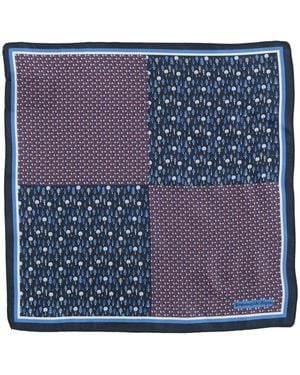 ZEGNA Midnight Ties & Bow Ties Silk - Blue