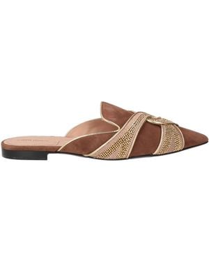 Alberta Ferretti Mules & Clogs - Braun
