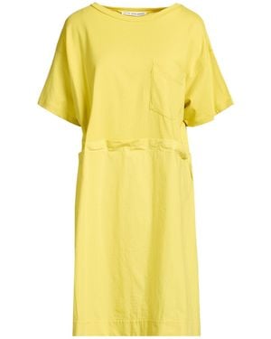 Attic And Barn Lime Midi Dress Cotton - Yellow