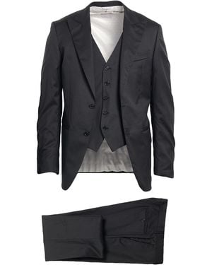 Tombolini Suit Virgin Wool, Silk - Blue
