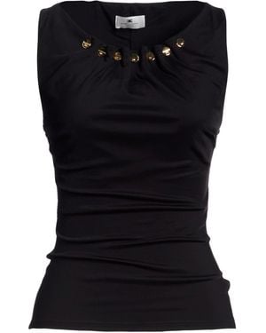 Elisabetta Franchi Top - Negro