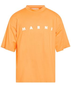 Marni T-Shirt Cotton - Orange