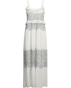 Twinset Vestito Lungo - Bianco