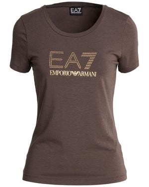 EA7 T-Shirt - Brown