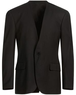Lardini Blazer Viscose, Virgin Wool - Black