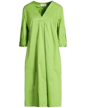 MEIMEIJ Light Midi Dress Cotton - Green