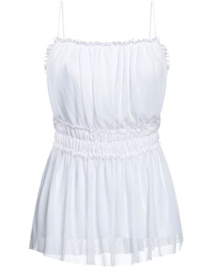 White Wise Top Polyester, Elastane - White