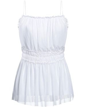 White Wise Top Polyester, Elastane - White