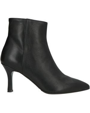 Vernissage Jewellery Ankle Boots Leather - Black