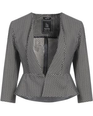 Hanita Jacket Polyester, Elastane - Gray