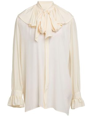 BLK DNM Shirt Silk - White