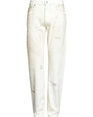 Helmut Lang Pantaloni Jeans - Bianco