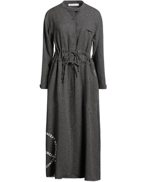NOUMENO CONCEPT Maxi Dress Viscose, Polyester - Black