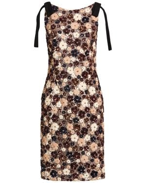 N°21 Mini Dress Polyester, Viscose - Natural