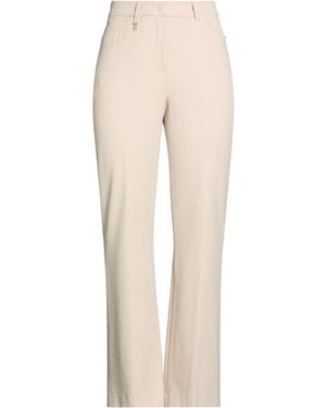 RAFFAELLO ROSSI Pants Polyester, Viscose, Elastane - Natural