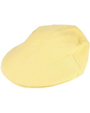 Borsalino Hat Cotton, Linen - Yellow