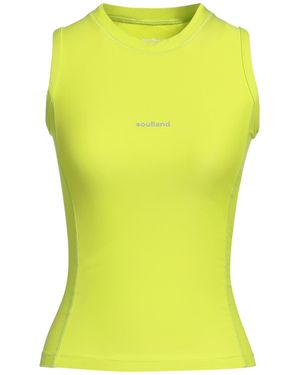 Soulland Lime Top Recycled Polyamide, Elastane - Yellow