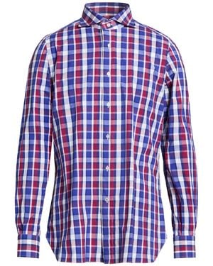 Isaia Shirt Cotton - Blue