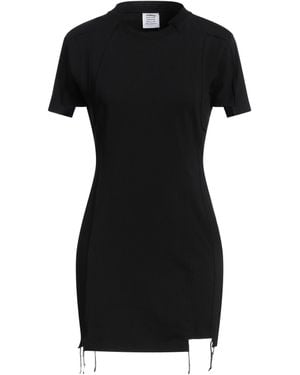 Vetements Mini Dress Cotton, Elastane - Black
