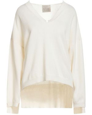 N.O.W. ANDREA ROSATI CASHMERE Pullover - Blanco