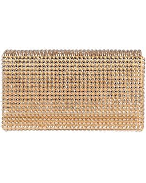 AMINA MUADDI Handbag Textile Fibres - Natural