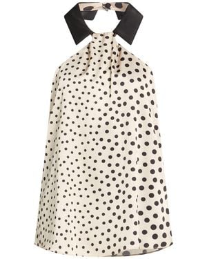 Hanita Top Polyester, Elastane - White