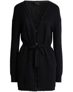 Moorer Cardigan Cotton, Cashmere - Black