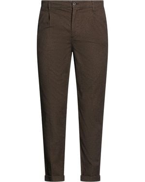 40weft Dark Pants Cotton, Elastane - Gray