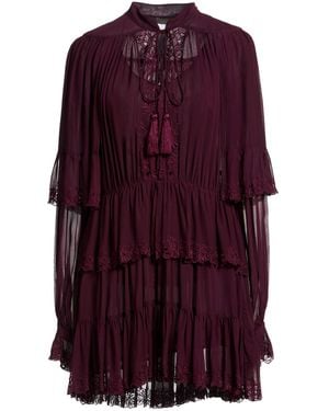 Twinset Mini Dress Viscose - Purple